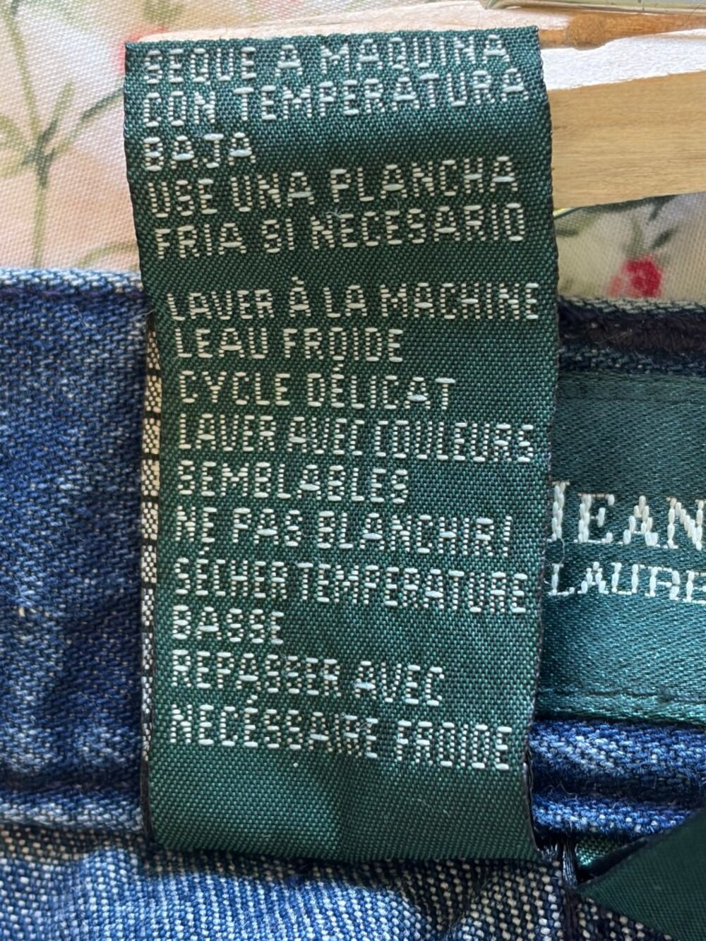 Vintage Lauren Jeans Co Ralph Lauren Denim Maxi Skirt - Picture 13 of 16